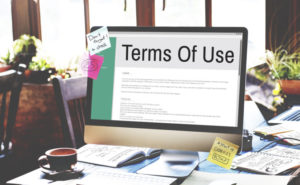 Escribir las condiciones de uso de una tienda online